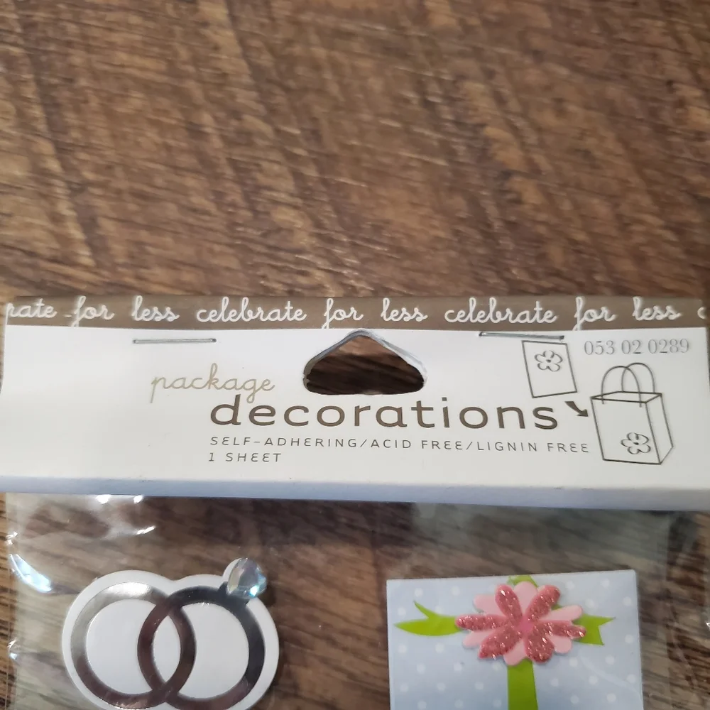 Target Wedding Stickers Rings Cake Bouquet Champagne Glasses Crafts Scrapbooking